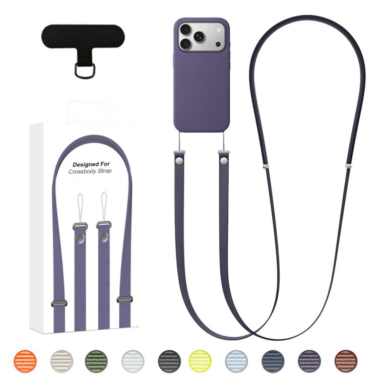 Nylon Magnetic Adjustable Crossbody Strap Phone Anti-Theft Lanyard for iPhone 17 Series