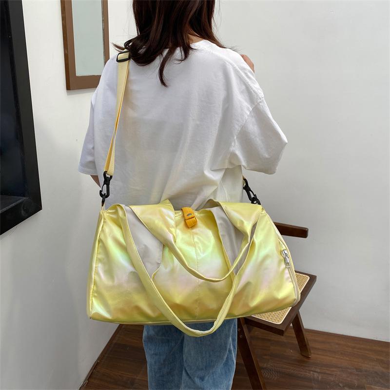 New Large-capacity Oblique Span Fitness Bag, Independent Shoe Compartment, Dry and Wet Separation Yoga Bag, Short-distance Business Trip Travel Bag