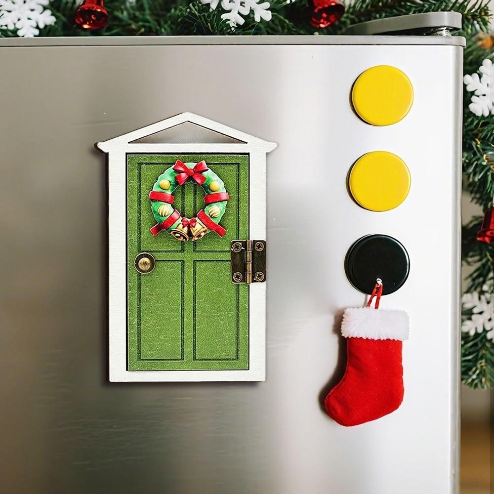 Leuchtende Elfen-Tür Kühlschrankmagnet Magnetischer Kühlschrank-Aufkleber 3D Kühlschrank-Sticker Küche