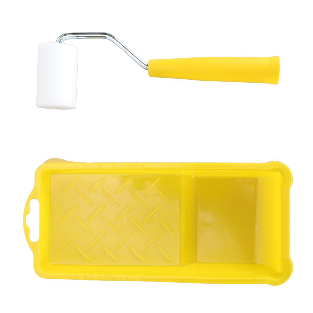 Kleines Farbroller-Set mit Farbwanne Präzise Kontrolle Leicht zu Färben Mehrzweck für Heimdekor Kunstwerk