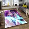 1pc KPop Demon Hunters RUMI8 Design Area Rug - Non-Slip, Soft & Cozy Floor Mat for Living Room, Bedroom, Office - Indoor/Outdoor Decorative Carpet