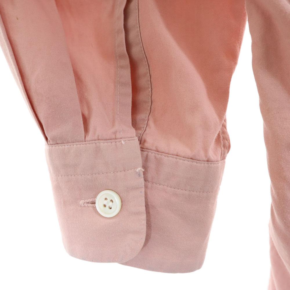ISSEY MIYAKE Made In Japan Long Sleeve Band Collar Shirt 1 Pink Men's Used