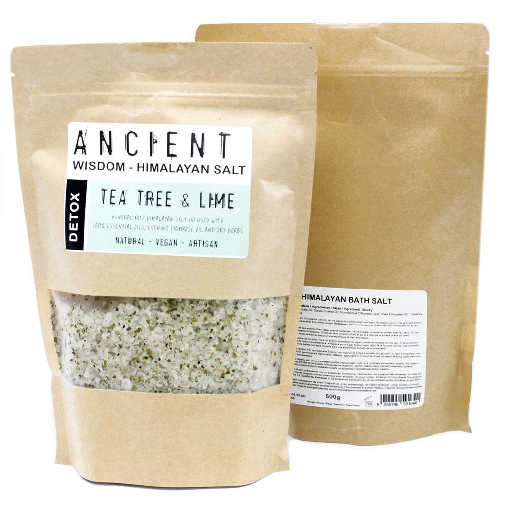 Himalayan Detox Bath Salts Tea Tree Lime 500g