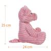 Apricot Lamb Pink Corduroy Pig Plush Toy for Soft and Fluffy Pink Corduroy Pig for Girls and 23cm Kids, Cute, Boys,