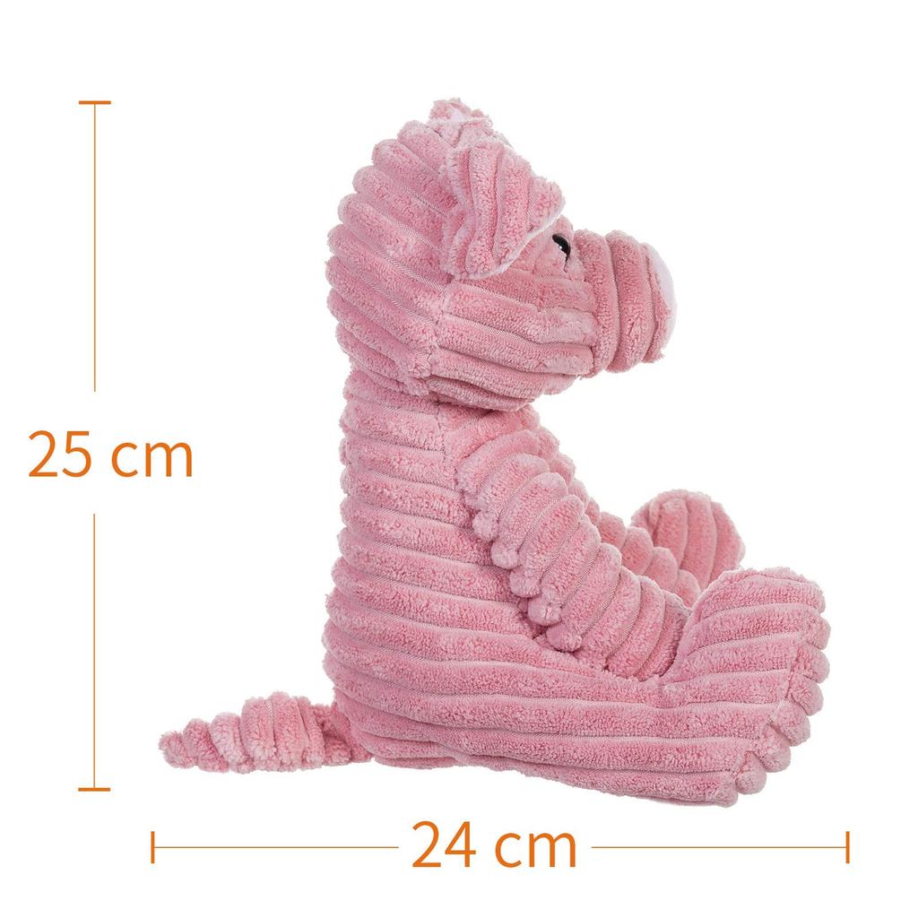 Apricot Lamb Pink Corduroy Pig Plush Toy for Soft and Fluffy Pink Corduroy Pig for Girls and 23cm Kids, Cute, Boys,