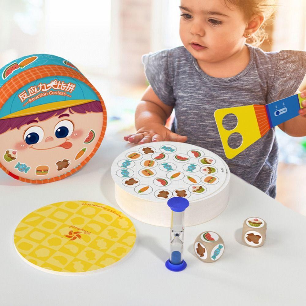 Paper Reaction Competition Card Games Early Education Educational Board Games Reaction Training