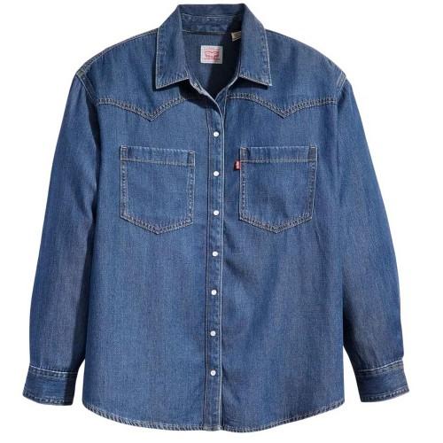 Levis Womens/Ladies Teodora Curved Shirt