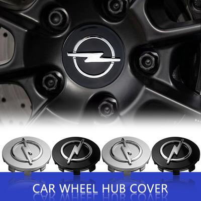 4Pcs Anti-Rust Rim Emblem Decals Scratch-Proof Car Wheel Center Cover for Insignia Astra H G J Antara Vectra Vivaro Corsa C D Zafira Car Styling