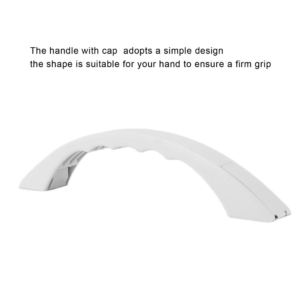 Polypropylene Door Entry Handle White Curved Grab Bar RV Accessory Support Handle Automotive