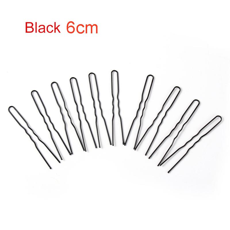 5/7cm 20Pcs U Shaped Hairpin Hair Clips Bobby Pins Metal Barrette Women Modeling Tools Bridal Hairstyle