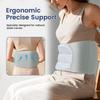 Lumbar Support Pillow 360° Wrap Around Lower Back Support Pillow Portable Adjustable Waist Pillow for Side/Back Sleeper Office