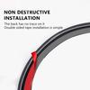SEAMETAL 90cm Car Fuel Cap Seals Strip Charging Port D-shaped Seal Strip Dustproof Waterproof Gasket Automotive Weatherproof Auto Seal