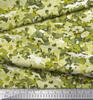 Soimoi Japan Crepe Satin Fabric Two Tone With White Camouflage Print Fabric by the metre 42 Inch
