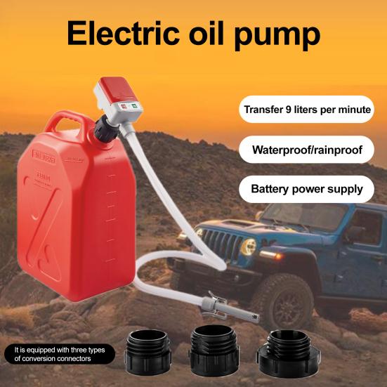 Automatic Transfer Universal Pump with Auto-Stop Fuel Portable Gas Can Electric