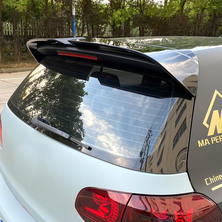 2008 2009 2010 2011 2012 2013 For Volkswagen VW Golf 6 MK6 GTI GTD R R20 Spoiler Rear Window Wing High Quality ABS Glossy Black