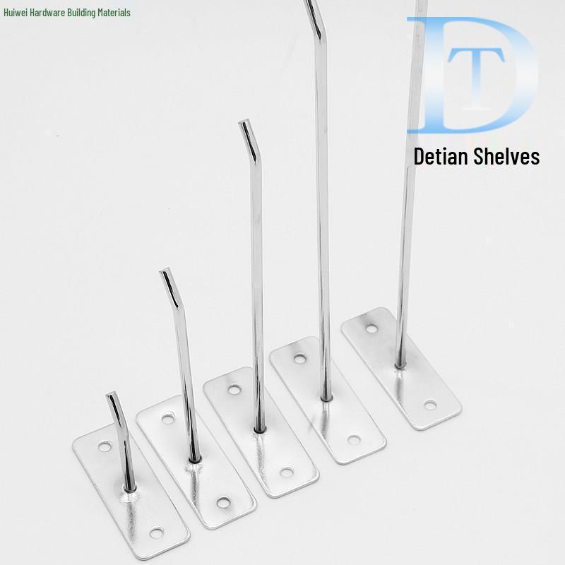 50-Pack Wall-Mounted Screw-In Hooks for Clothes and Shelf Storage