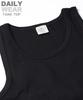 Avirex Official Tank Top Daily Rib Tank Top 009 Black (Antibacterial, Anti-odor) 6143507, XL,