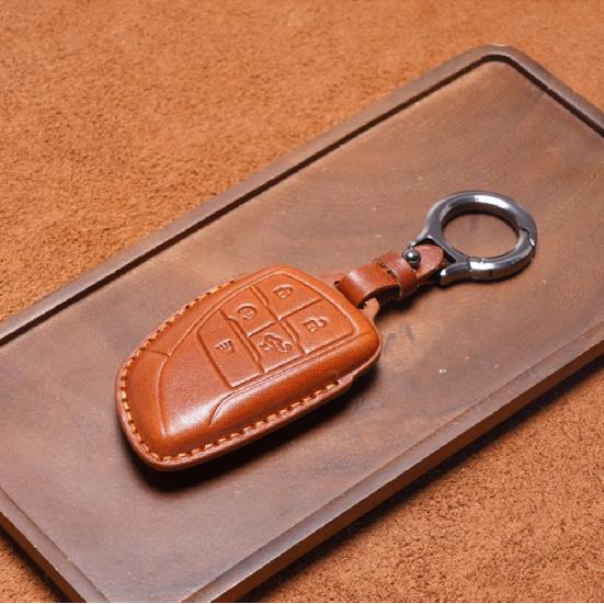 SweetPig Genuine Leather Car Key Cover for Chevrolet  Key Case Keychain Keybag Accessory Pouch Car Keys Leather case
