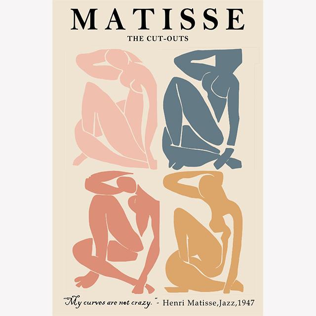 

Винтажные печатные абстрактные художественные постеры Анри Матисса и принты, винтажные декоративные настенные фрески для гостиной (Без рамки) 21x30cm No Framed