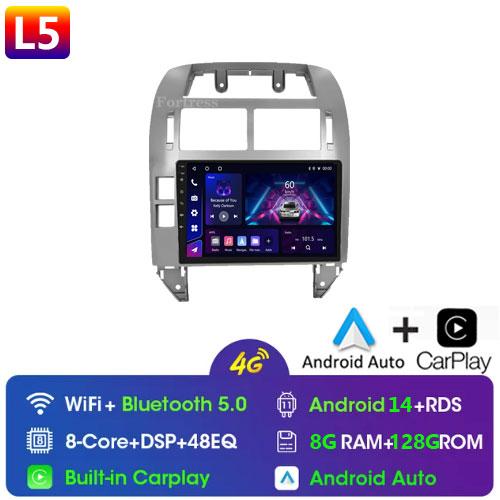 Fortress Pentru Volkswagen Polo Mk4 2001 - 2011 Radio Auto Android Player Multimedia Carplay Auto Stereo GPS Navi 2din DSP Unitate Principală