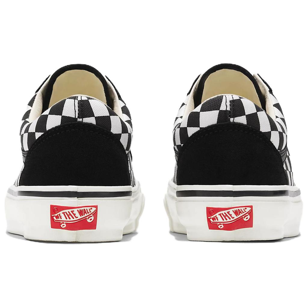 New Vans Premium Old Skool Anti Slip Wear Resistant Low Top Skateboard Shoes Unisex Black White VN000D56BZW