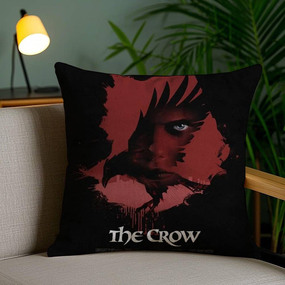 Pillow Case R-Raven C-Crow Movie Sofa Short Plush Double-sided HD Printing Room Home Office Gift Cushion Cover