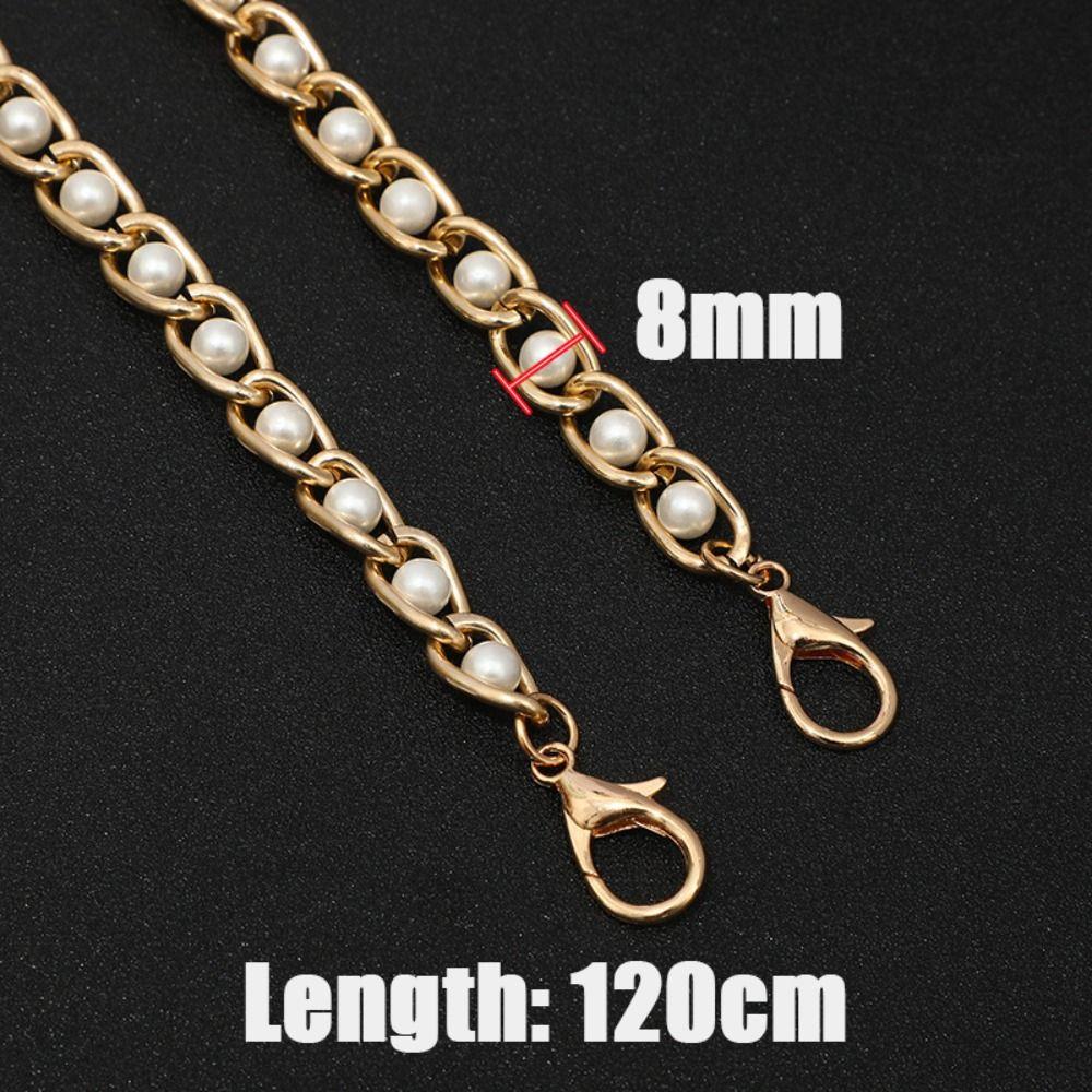 40/60/80/100/120cm Purse Bead Chain Strap for DIY Replacement Women Shoulder Crossbody Handbags Chain Bag Straps Hardware