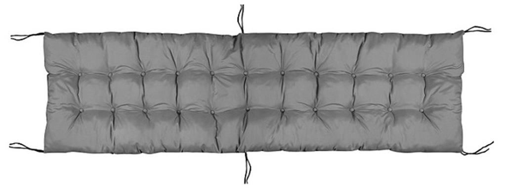 Cushion for a Garden Deckchair Waterproof Tied with Strings 165x50 Cm