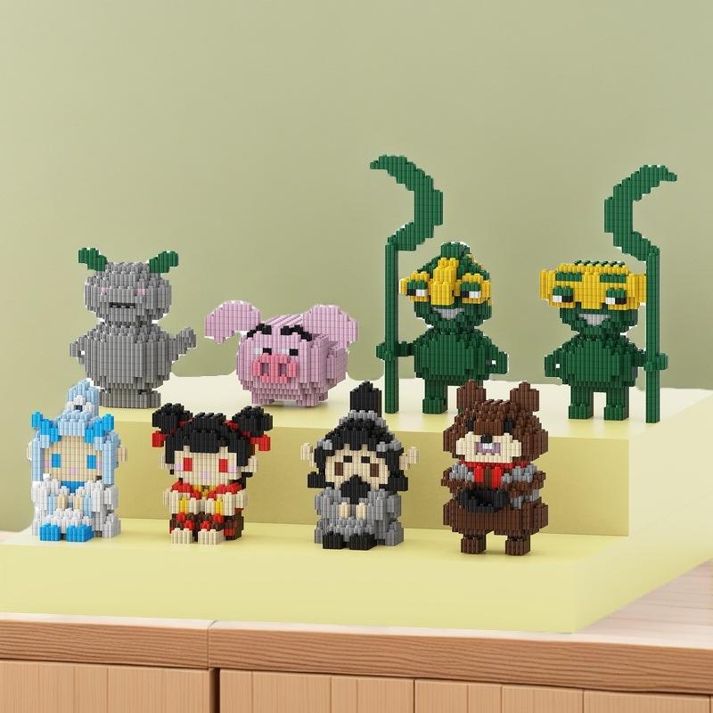 Magic Child Nezha Building Block Small Particles 2025 Boys And Girls Assembled Toys Adult Version Puzzle Gift Ornament