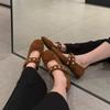 2025 New Autumn New Style Flat Rivet Ballet Flats for Women, Bowknot Round Toe Rivet Mary Jane Shoes for Women