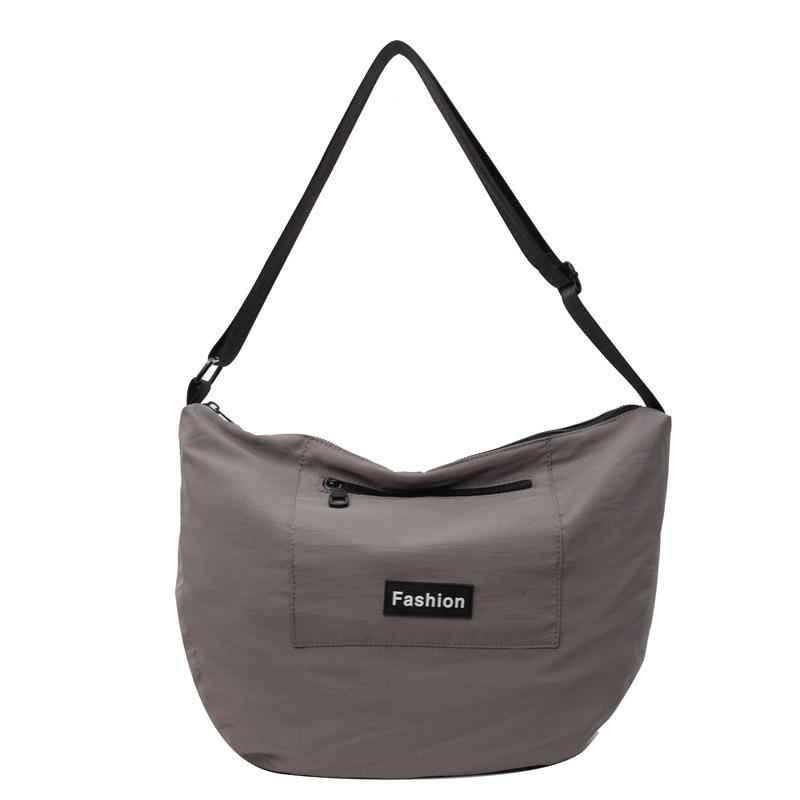 

Жіноча повсякденна поясна сумка Студентська сумка через плече сірий