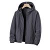 Men's Sports Casual Jacket Spring Autumn Outdoor Thin Windbreaker Middle-aged Windproof Waterproof Versatile Hooded Jacket