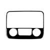 Glossy Piano Black Console Radio CD Panel Cover For RAM 1500 2500 3500 2013-2018