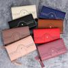 Ins Style Wallet Women's Long 30% Folding Student Clutch Bag High Color Value