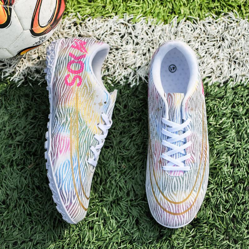Hot Football Shoes Men'S And Women'S Long Nails Broken Nails Youth Anti-Skid Training Shoes Artificial Turf Game Football Shoes