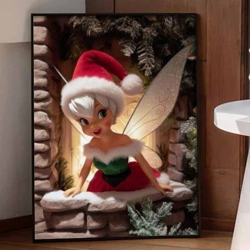 Disney diamond painting full drill 5D Tinkerbell Christmas fairy diamond art home decor creative crafts