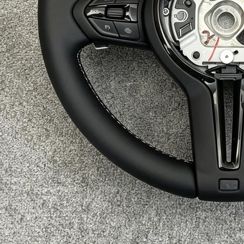 Black Leather M Sport Car Steering Wheel for BMW F20 F23 F22 F25 F26 F30 F31 F32 F34 F36 F10 F11 F12 F13 F15 F01 F07 E71 E90 E84