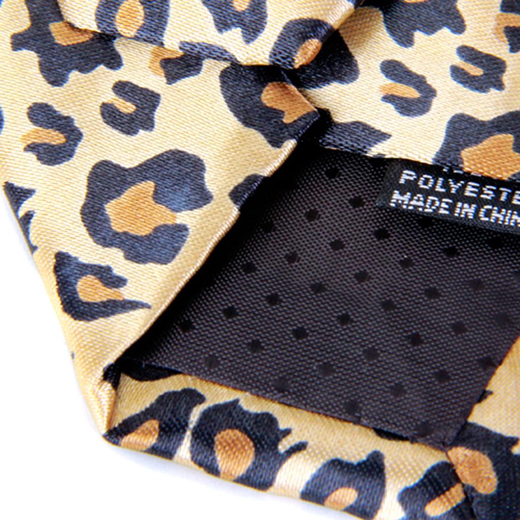 Unisex Casual Skinny Narrow Leopard Pattern Tie