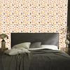 Autumn Wallpaper White, Cream and Gold for Living Room and Bedroom 50x1000