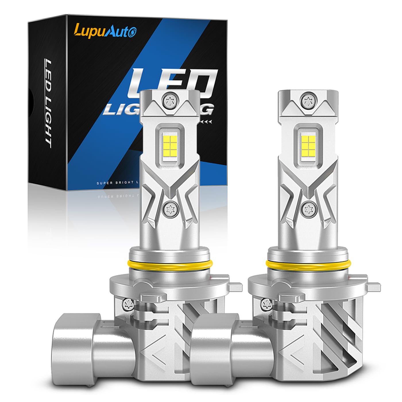 

9006/HB4 LED Headlight Bulb, 500% Brightness 6500K Cool White for 9006/HB4 Headlight High Beam 9006/HB4 серебряный