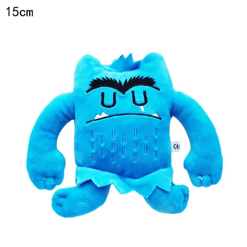 6PCS Hot Sale The Color Monster Emotion Plush Toys Baby Appease Emotion Plushie Cute Stuffed Dolls Child Christmas Birthday Gift