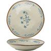 Freeland Series Medieval Tableware Ceramic Dishes High Value Rice Bowl Deep Plate Household Vegetable Bowl Export