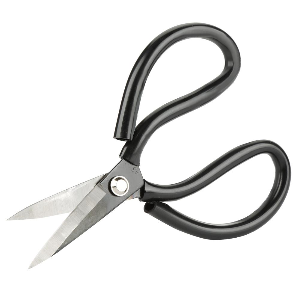 A3 Carbon Steel Leather Sewing PVC Handle Elbow Scissors Assembly