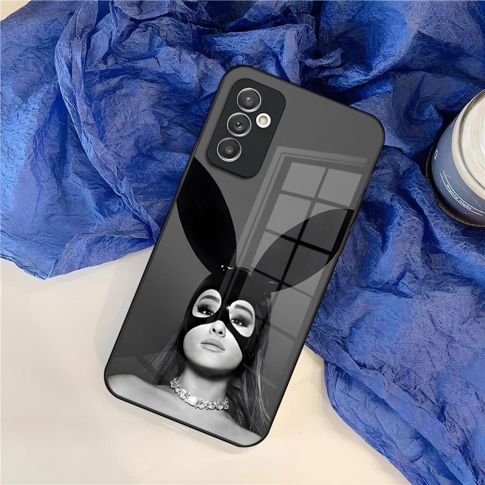 A-Ariana G-Grandes Handyhülle für Samsung Galaxy S25 S24 S30 S21 S23 S20 S22 Fe Note 20 Pro Ultra Plus Glas Hülle