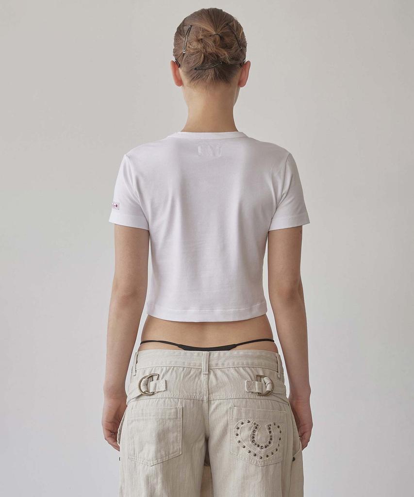 SCULPTOR The Day Dreamers Crop Top White