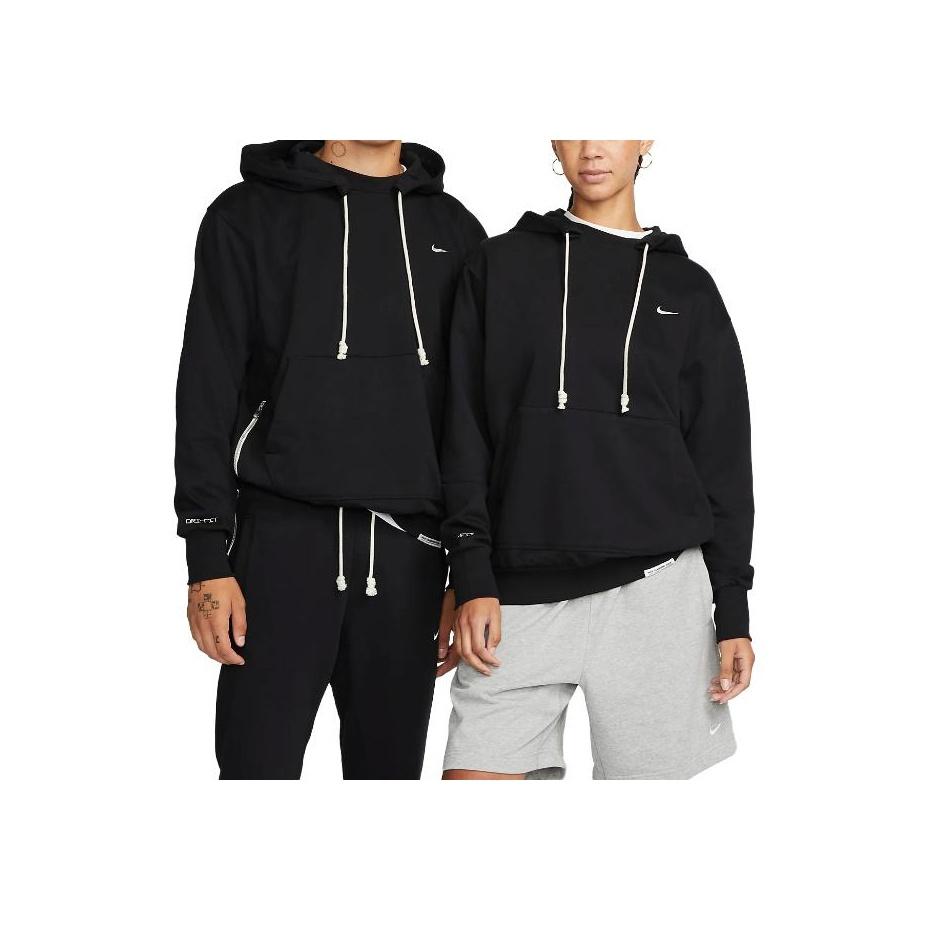 Nike Solid Color Logo Pocket Hoodie Men Tops Black DQ5818-010