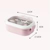 Large Capacity Divides Lunch Box Portable Meal Box Stainless Steel Lunch Box  Student