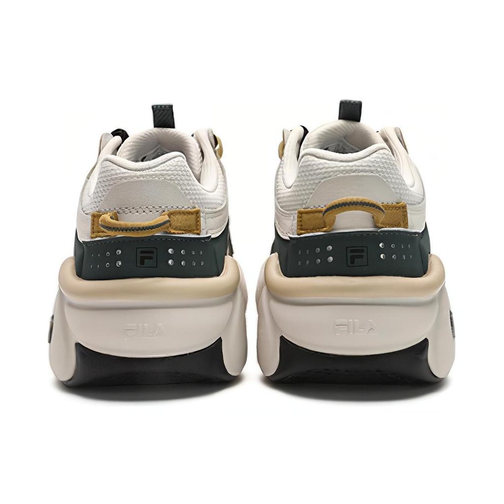 Fila Panini Comfortable Versatile High-Top Retro Basketball Shoes Men Sneakers Yellow White F12M412111FLG