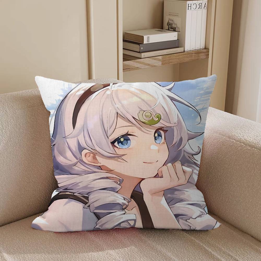 Honkai-i Impact K-kiana Pillow Case Removable Washable Cushion Cover – All-Season Soft Linen