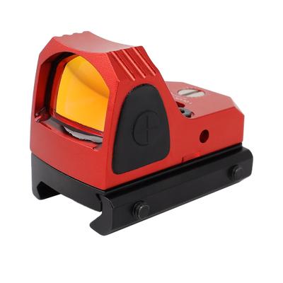 ZZ 1x24 Mini Red Dot Sight, RMR Type Red Dot Sight, Open Red Dot Sight for Airsoft, Compatible with 20mm Rails (RD)